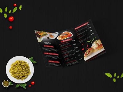 A4 Trifold Brochure awesome restaurant menu Design a4 brochure brochure business business leaflet corporate corporate leaflet curry fast food flyer food indian leaflet menu psd takeaway template tri fold brochure trifold