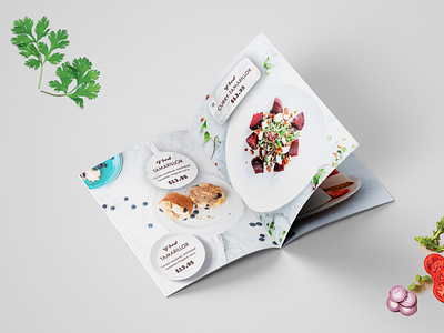 Simple and Fresh Menu Brochure