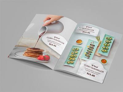 Simple and Fresh Menu Brochure