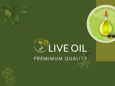 olive oil Logo branding design illustration logo modern postcard vector