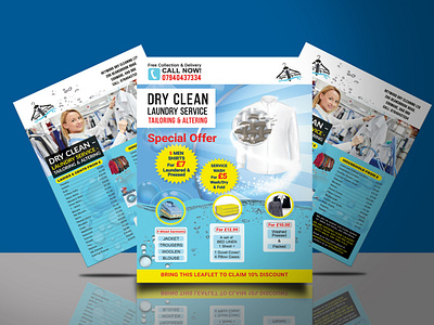 Laundry and Dry Cleaning Service Flyer