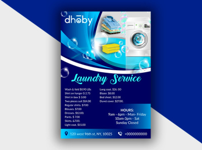 Laundry Service Flyer