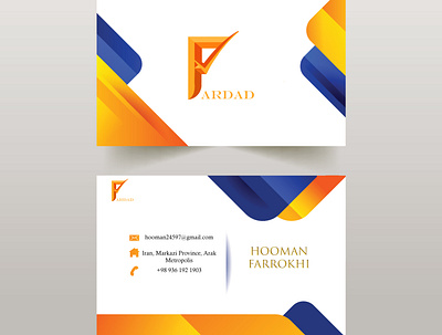 fardad company card visit business business card business card design business cards card design logo logodesign mokeup photoshop