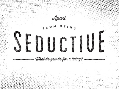 Lettering - Pickup Line bw lettering logo typography vintage