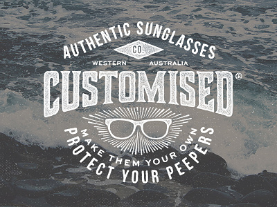 Logo for a sunglasses company based in Perth, Western Australia