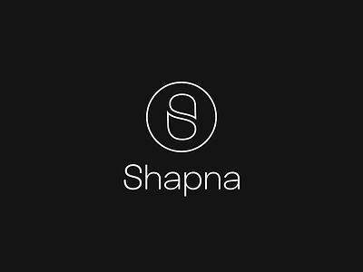 Shapna women’s wear - Logo Design art balance black brand identity branding fashion brand iran logo persian studio