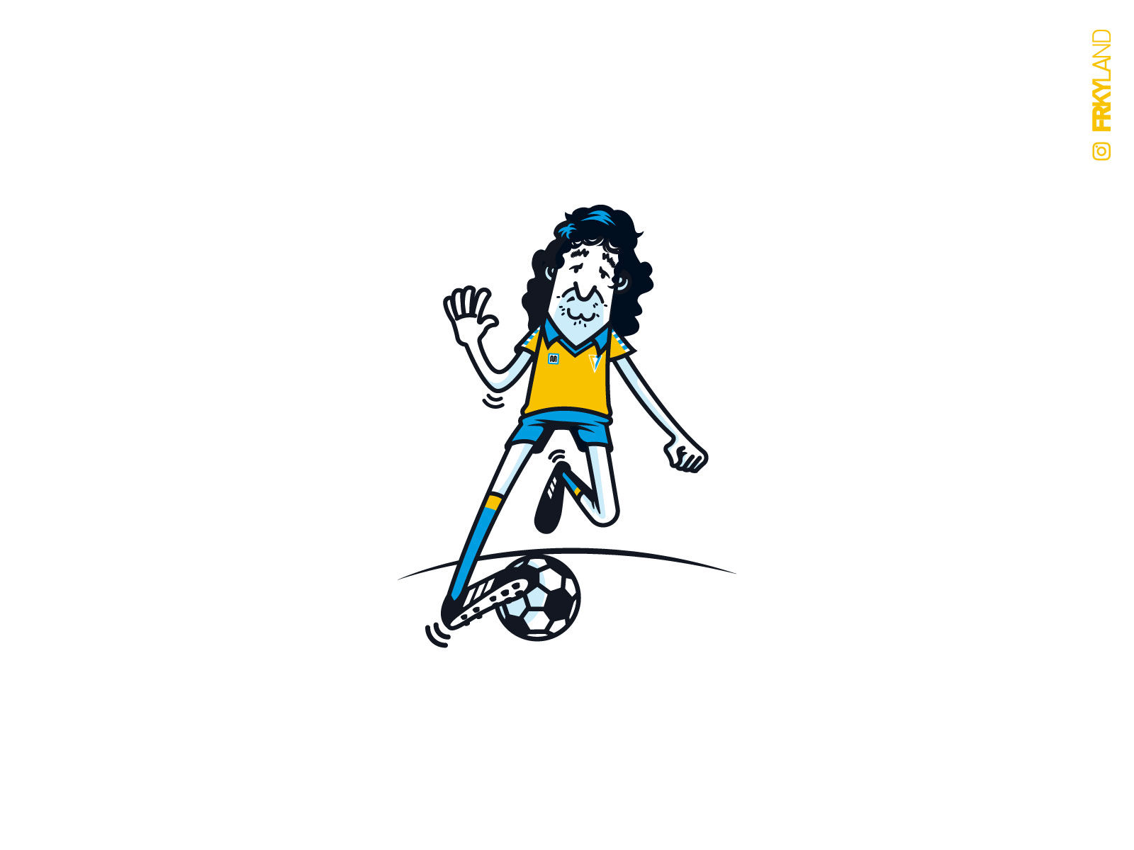 MAGICO character color design drawing elmagico es freaky futbol graphic graphicdesign illustration illustrator vector