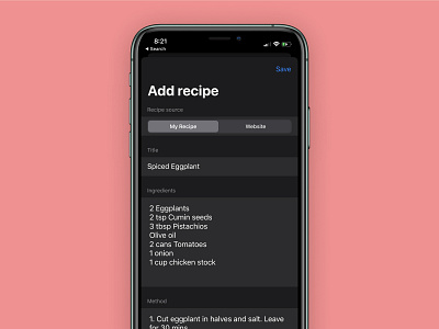 Recipe App Pt. 2