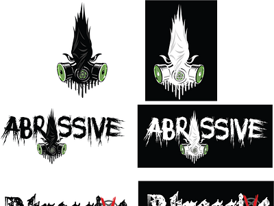 "Abrassive" DJ Logo and Identity branding design design graphic design identity design logo