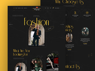 Royalty by Prince web design