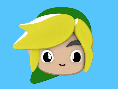 Legend of Zelda - Link 3D Pose Morph Animation