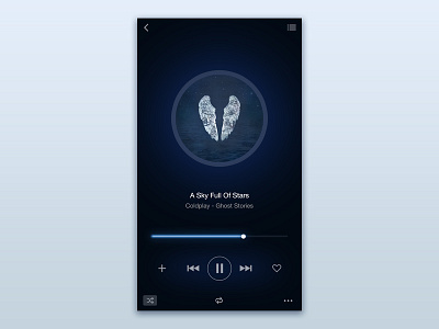 Daily UI 009 - Music Player