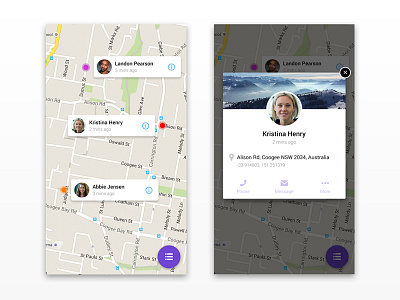 Daily UI 020 - Location Tracker