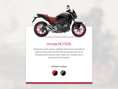 Daily UI 033 - Customise Product 033 customise product daily ui motorbike motorcycle