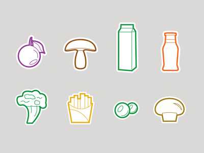 Food Icons food icons vector