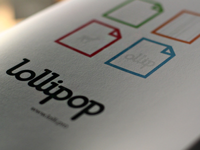 Lollipop folder doc folder logo lollipop photo print vector