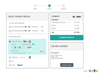 Payment Gateway - Daily UI 002 ui web