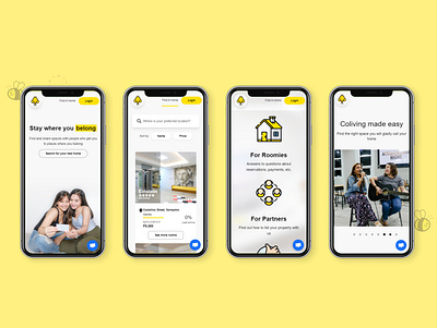 Rentalbee PH on mobile aesthetic bee manila mobile mobile design philippines rentalbee simple