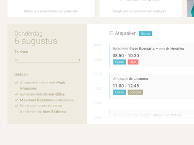Anamnese Tasklist
