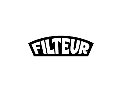 Filteur brand design branding coffee filter filteur logo simple