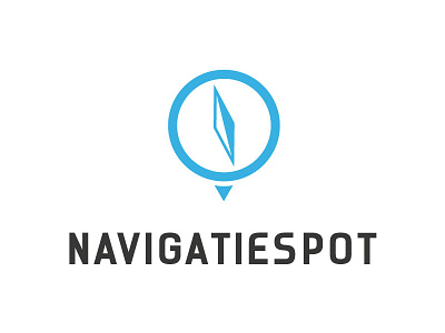 Navigatiespot compass logo navigatie navigation spot