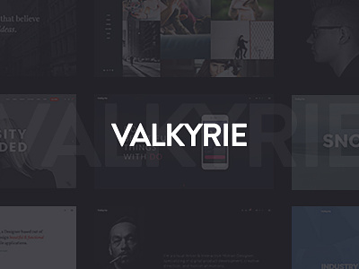 Valkyrie agency blog creative freelance magazine modern themeforest wordpress