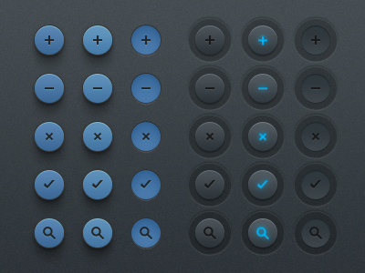 Simple Button UI (PSD)