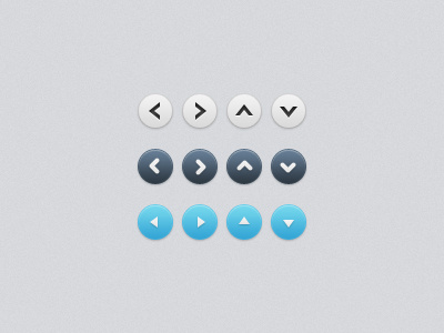 Simple Arrows Buttons (PSD) arrows button design photoshop ui vector