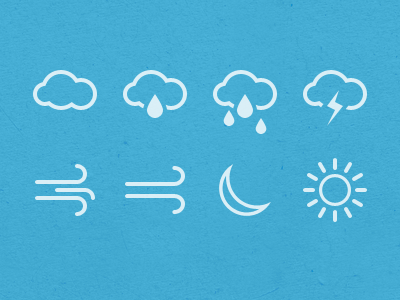 Weather Icons design icon icons pictograph weather