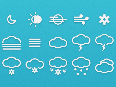 Meteocons has launched! design icon icons pictograph weather