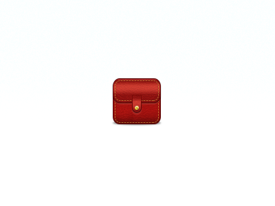 Leather Icon app design icon ios leather