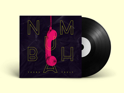 Numbah • Cover Art cover art graphic design illustration music typography typography art typography design