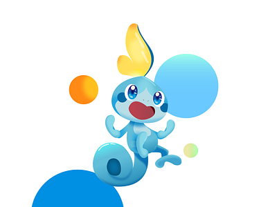 Sobble | Pokemon blue galar illustration pokemon pokemon go water