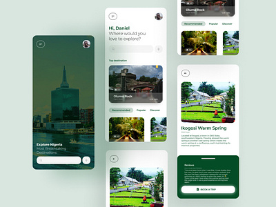 Tour Guide Mobile App app ui clean interface interfacedesign mobile app mobile app design mobile design mobile ui tour tourism travel app travelui ui uidesign uiux ux ui uxui