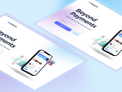 Rebative Waitlist app ui clean clean ui daniel afolabi design fiat fintech freelance interface interfacedesign landing page minimal mobile app mobile app design rebative scan to pay ui ui design waitlist web design