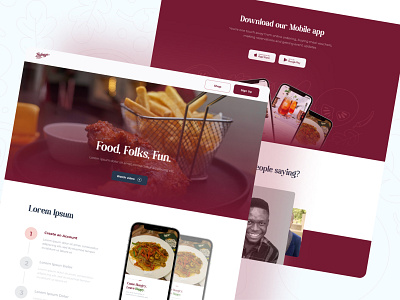 Indeego Restaurant and Lounge Landing Page