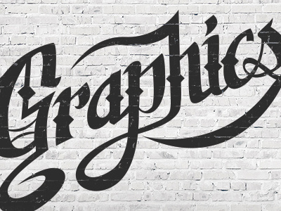 Graphics calligraphy hand lettering type typography