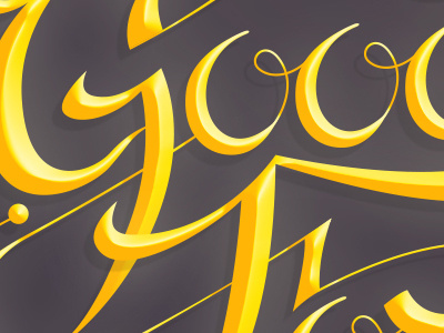 Good For You calligraphy hand lettering type typography