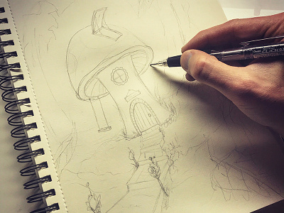 Fairy House - concept sketch (WIP)