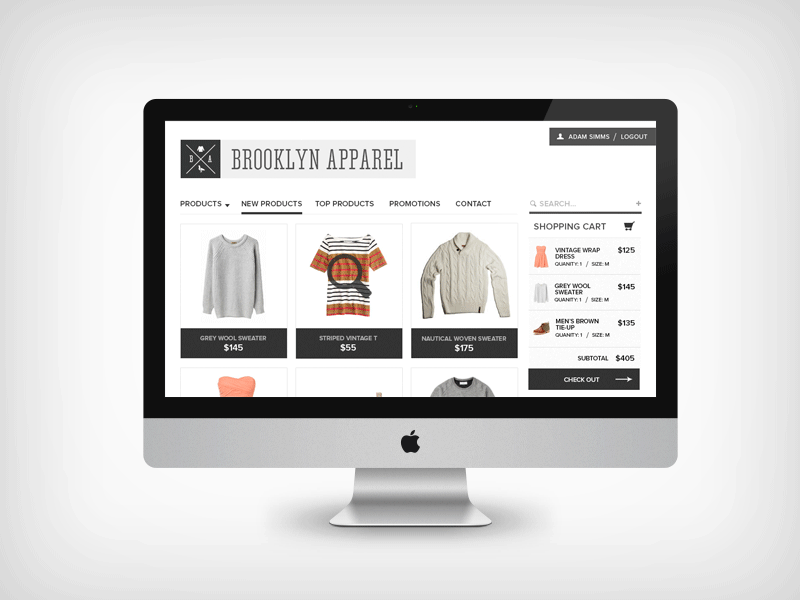 Brooklyn Apparel clothing ecommerce lightspeed template theme web