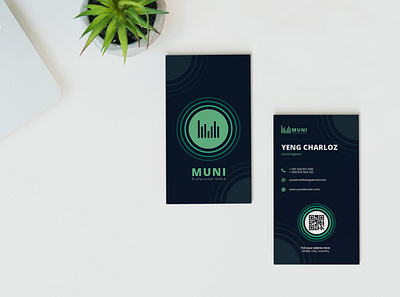 Business Card agency clean corporate creative office