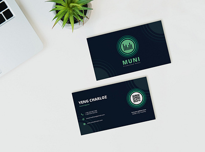 Business Card agency clean company corporate creative minimal office
