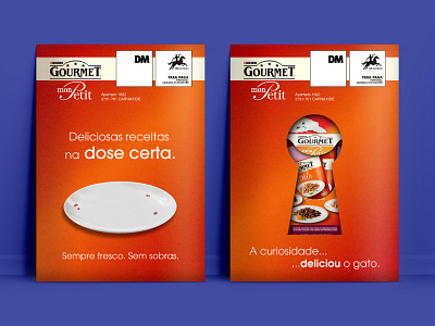 MonPetit brand activation brand activation cat food design envelope gourmet mon petit graphic design key visual purina