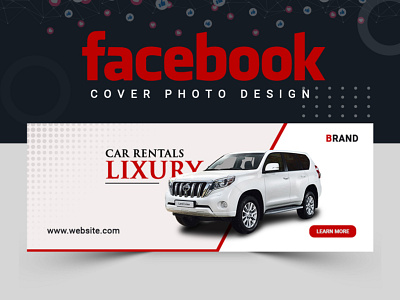 Luxury Car Facebook Cover Design abastact abstract logo banner ads banner design banner set banner template cover design design facebook cover facebook post design