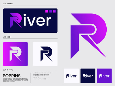 R letter logo mark branding graphic design latter logo logo logo design logomark r latter logo r logo