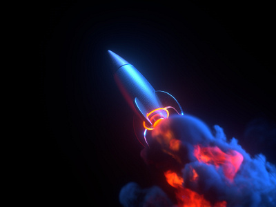 Rage 3d 3d animation animated animation cinema4d dark design houdini illustration missile neon octane rage smoke space tank war