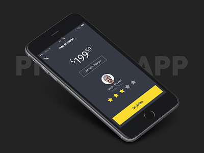Fare Summery - Taxi App Driver Side driver app fare summery taxi app uiux