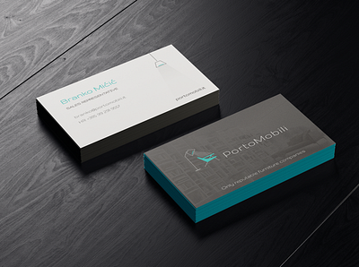 Business card branding design logo