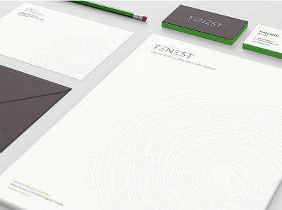 TENEST Stationery branding logo stationary