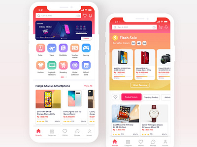 E-Commerce Mobile App :: Design Exploration - JD.ID